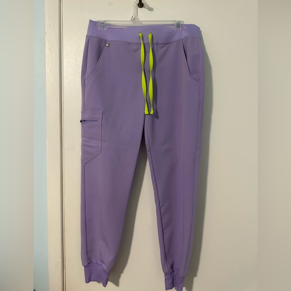 Lilac/Lavender Figs Scrub Pants